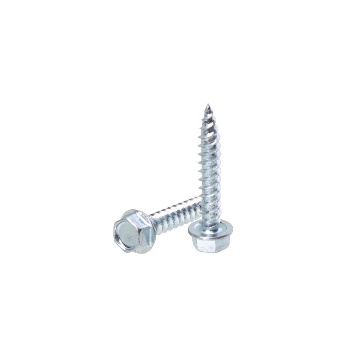 500 Pack #8 x 1" Hex Washer Fast - Zinc : SP-81HWFZ-500