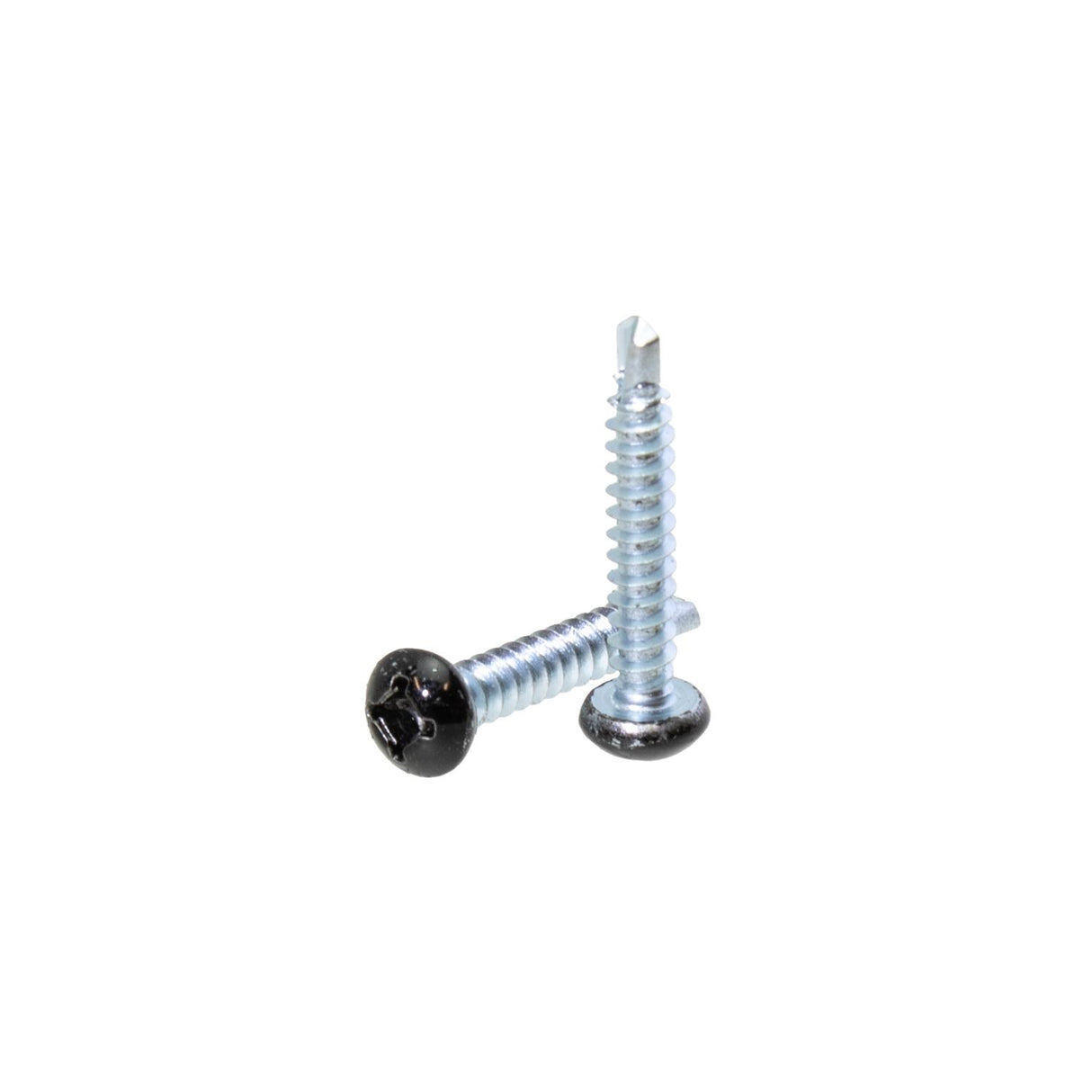 500 Pack - #8 x 1" Pan, Quad, T-2 Self Drilling - Black : SP-81PQT22000-500