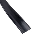 Global Link 50 Foot Roll of Vinyl Screw Cover Trim, Black : TRIM-SC1POLYBL-50