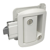 Global Link Classic Pro Travel Trailer Entrance Lock, White Powder Coat : TTL-43610AL-9009-1PK