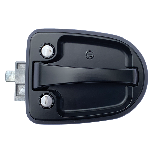 Global Link Ultra Pro M Travel Trailer Entrance Lock, Black Powder Coat : TTL-45100-2006-1PK