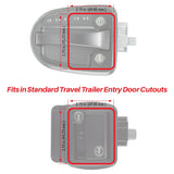 Global Link Ultra Pro ES Bluetooth Travel Trailer Lock, Left Handed, Black Powder Coat : TTLBT-46160LB-2006-1PK