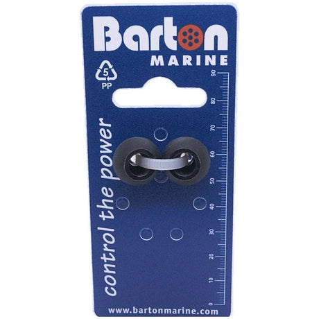 Barton 4mm Rope Stoppers  Black  Pair 42812