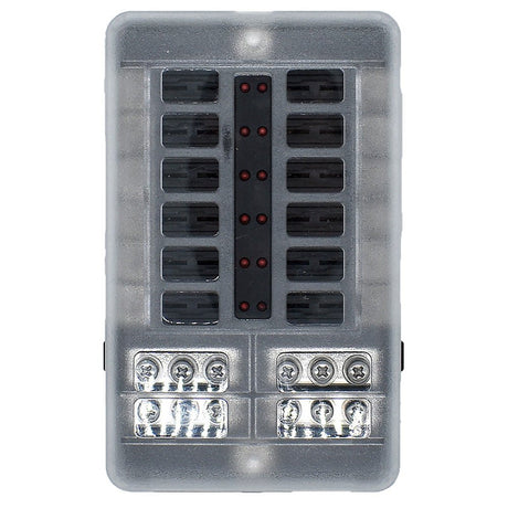 Bluewater 12 Position Fuse Block wLEDs 32000001012
