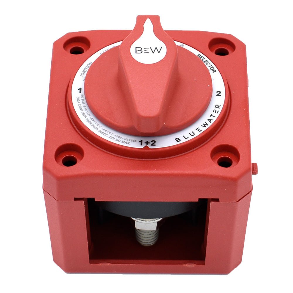 Bluewater Off12Both Battery Switch  Surface Mount  Red 980000711