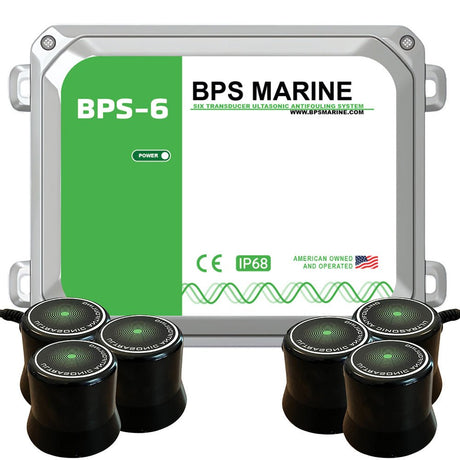 BPS Marine BPS6 6Transducer Ultrasonic Antifouling System  12VDC BPS6