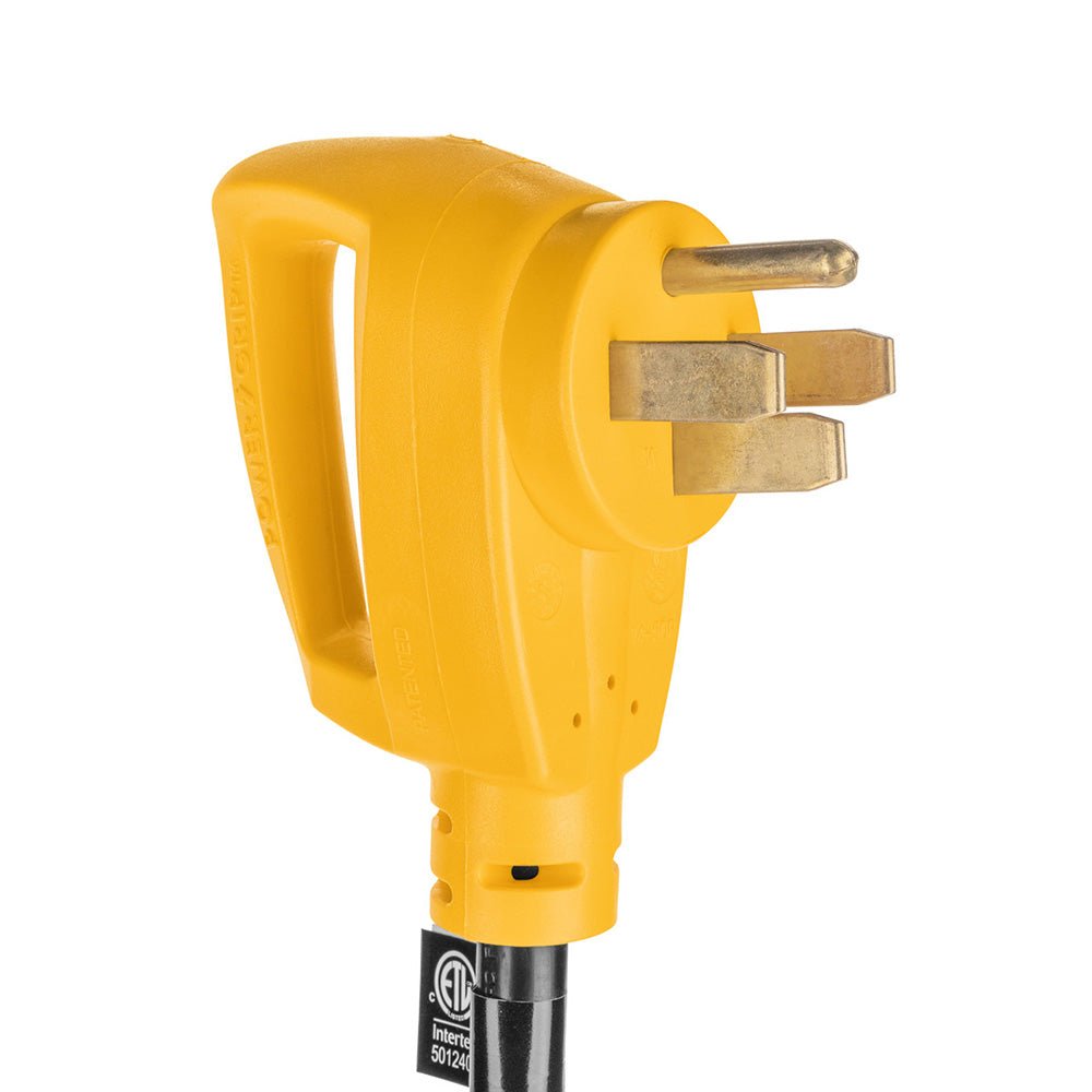 Camco Power Grip 18 Dogbone Adapter  50 Amp Male30 Amp Female 55173