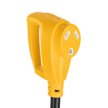 Camco Power Grip 18 Dogbone Adapter  50 Amp Male30 Amp Female 55173