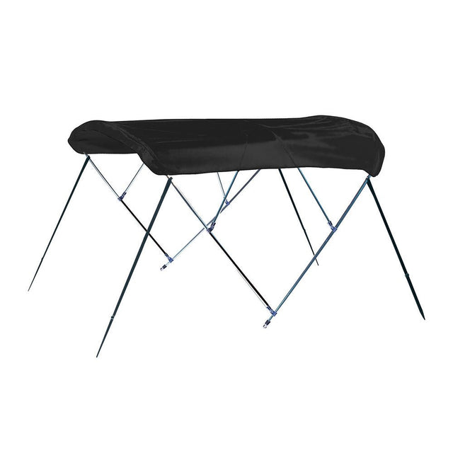 Carver 3 Bow 4681U Bimini Top wBoot  Black Acrylic A4681UB02