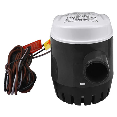 Commodore 1100 GPH 60 Series Automatic Bilge Pump  12V CM601100B