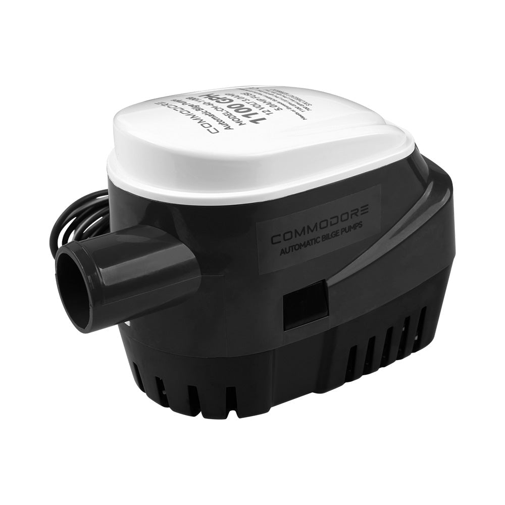Commodore 1100 GPH 60 Series Automatic Bilge Pump  12V CM601100B