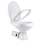 Commodore Electric Marine Toilet  Rear Macerator  Regular Size CM1RMT