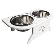 Deep Blue Marine Small Starboard Dog Dish wBowls  512 Tall DTS