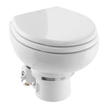 Dometic MasterFlush 7120 White Electric Macerating Toilet wOrbit Base  Freshwater  24V 9610007271