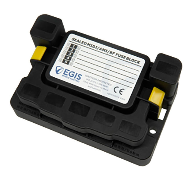 Egis MIDI 5x Fuse Block wSealed Cover 3908
