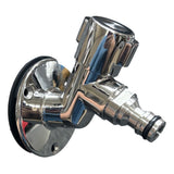 Flushmaster Quarter Turn Quick Connect Water Spigot  45Degree SMQCWS45