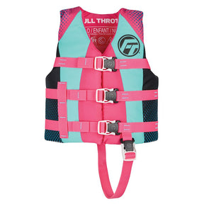 Full Throttle Nylon Life Jacket  Child  Pink 11220010500126