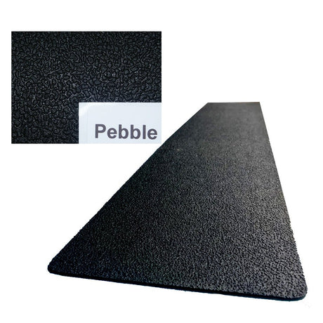 Gator Guards GatorSkinz NonSkid Step Pad  Black Pebble  16 x 4 GSSTEPBLKPEBDP