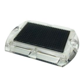 Hydro Glow 35 x 45 Rectangular LED Ultra Thin Solar Pathway Dock Light 5000K  Daylight White S1DW