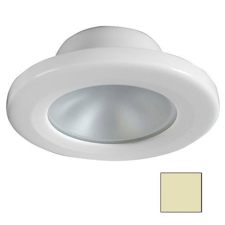 i2Systems Apeiron Screw Mount Light  Round  Warm WhiteWhite Finish APL2W30KPW1