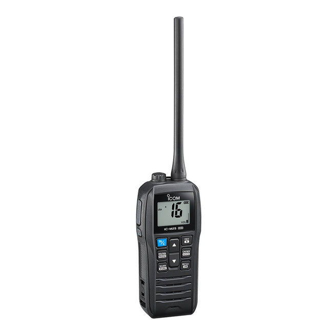 Icom ICM25 EVO Handheld VHF Radio  Black M25 EVO BLACK 61 USA
