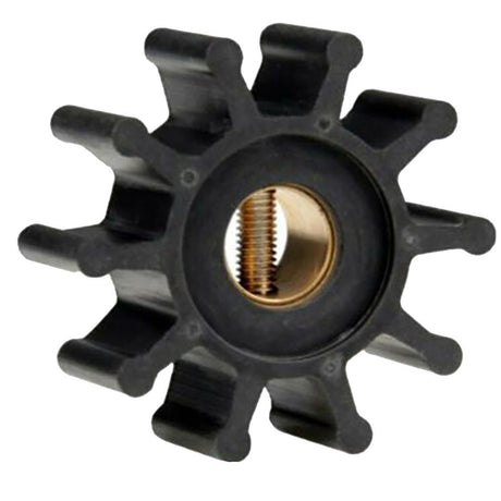 Jabsco Impeller Kit  Neoprene  10 Blade  2 Diameter x 78 Wide  Slotted Shaft Pin Drive  Brass Insert  1532 Shaft