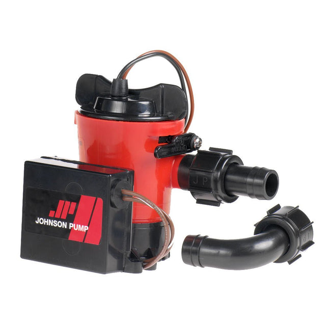 Johnson Pump 500 GPH Auto Bilge Pump 34 Hose 12V Dura Port 0750300