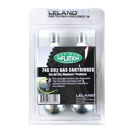 Leland Maximum Inflations Maximus Instant Tire Refill Cartridges 2Pack 87322