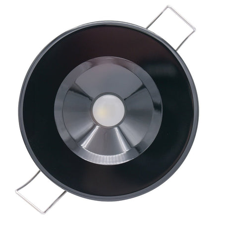 Lumitec Illusion Flush Mount LED Down Light  Spectrum RGBW  Cool White  Black Housing 117157