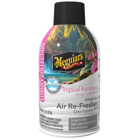 Meguiars Tropical Rainforest Whole Car Air ReFresher Aerosol  2oz G262602