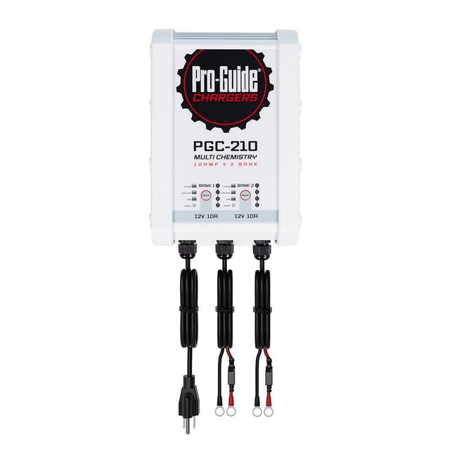ProGuide 2 Bank OnBoard Battery Charger  12V  10Amp PGC210