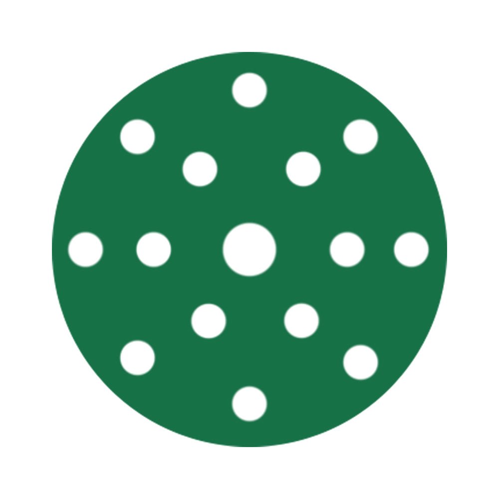 RUPES PROCUT Film Abrasive Discs 150mm 6  15 Holes  P1000 Grit Box of 50pcs 945FD1000