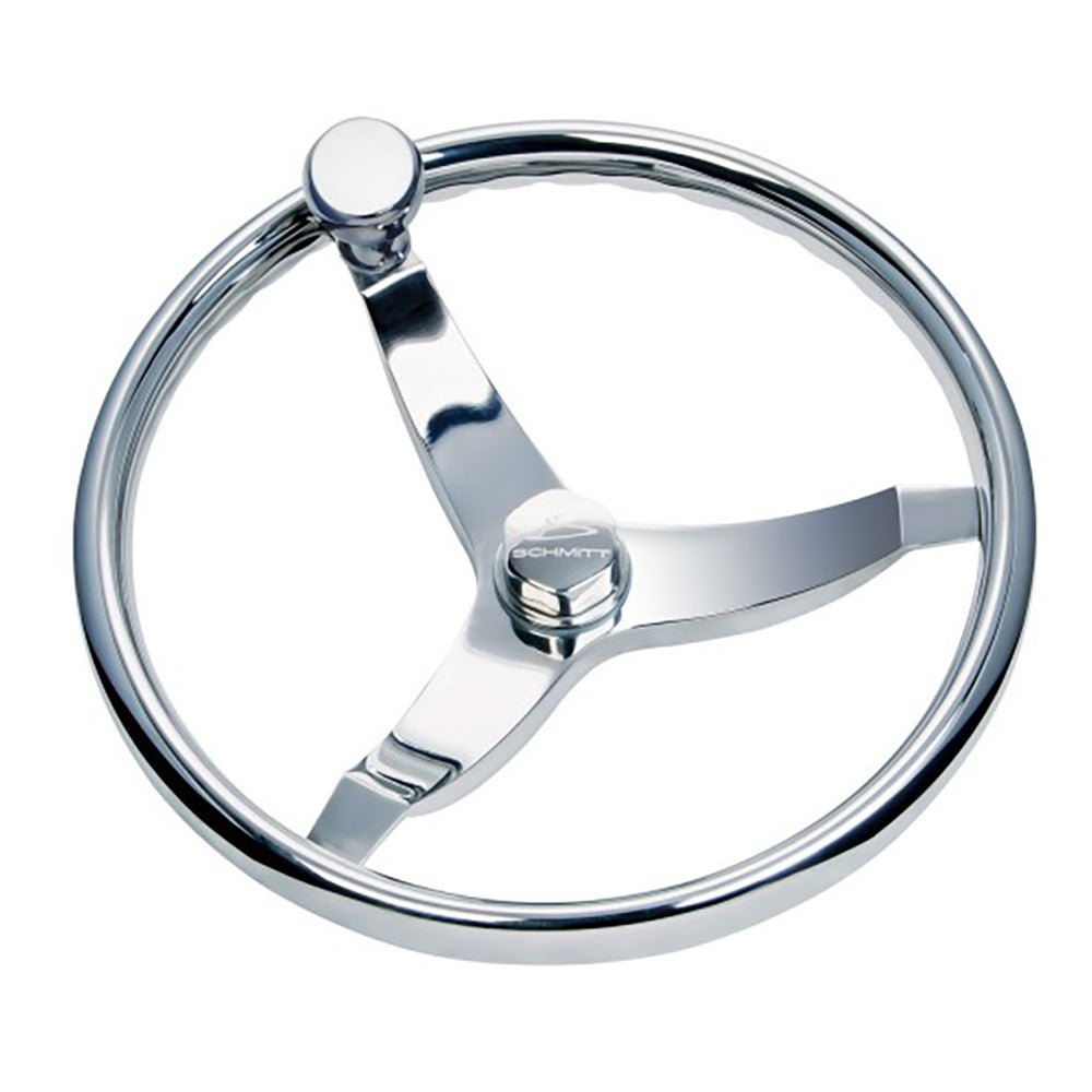 Schmitt Marine Vision Elite Stainless Steel 155 Steering Wheel 7161521FGKR