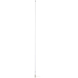 Scout 8 White VHF Antenna 6dB Heavy Stainless Steel Ferrule w6M RG8x Includes PL259 Heavy Duty Offshore Antenna KS43 PF