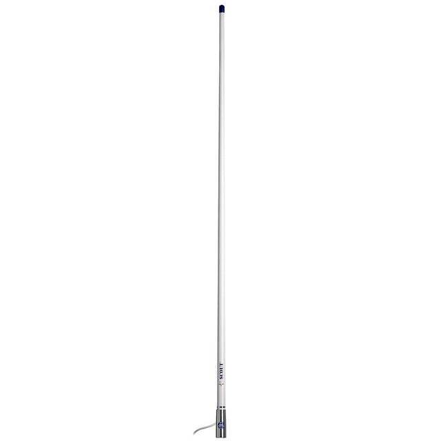 Scout Titan Series 4 White VHF Antenna 3dB Stainless Steel Ferule w5M RG58 Includes PL259 PF AN NVHF00044T