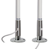 Scout Titan Series 4 White VHF Antenna 3dB Stainless Steel Ferule w5M RG58 Includes PL259 PF AN NVHF00044T