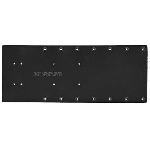 Sea Brackets 20 Straight Trolling Motor Plate  Black SEA2325BLK