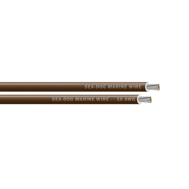 SeaDog 10 AWG Brown Primary Wire  25 8010070