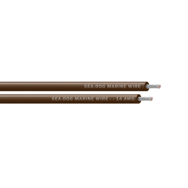 SeaDog 14 AWG Brown Primary Wire  25 8014070