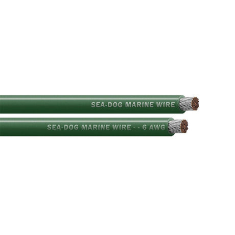 SeaDog 6 AWG Green Battery Cable  25 8006040