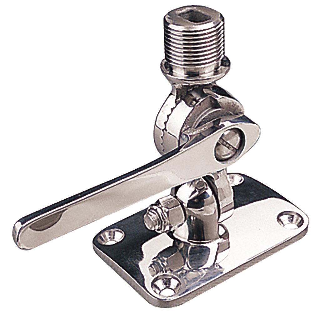SeaDog Adjustable Antenna Base  Deck Mount  Investment Cast 316 Stainless Steel 3292301