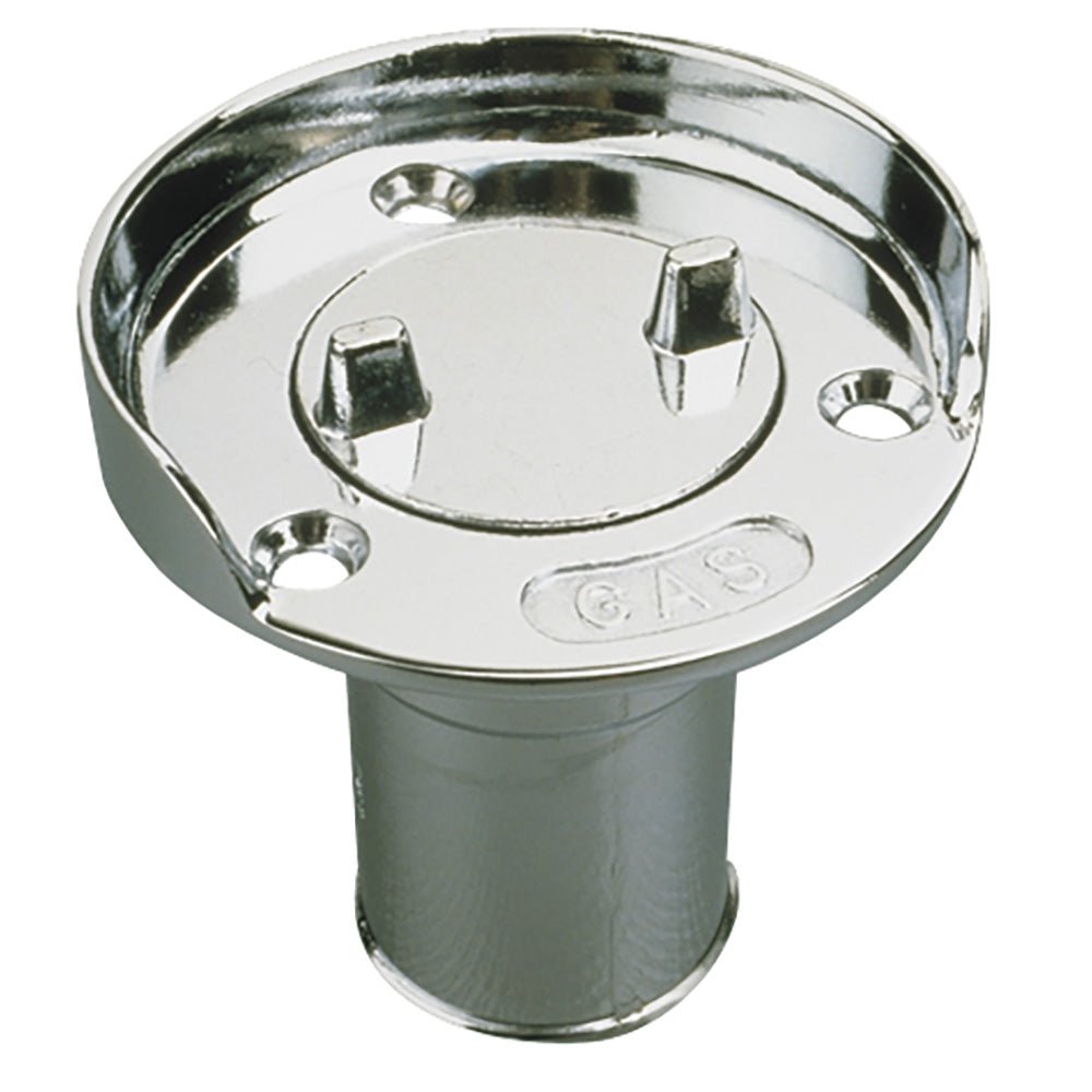 SeaDog Hose Deck Fill wSplash Guard  Die Cast Zinc Chrome Plated 3517501