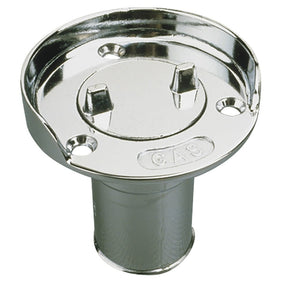 SeaDog Hose Deck Fill wSplash Guard  Die Cast Zinc Chrome Plated 3517501