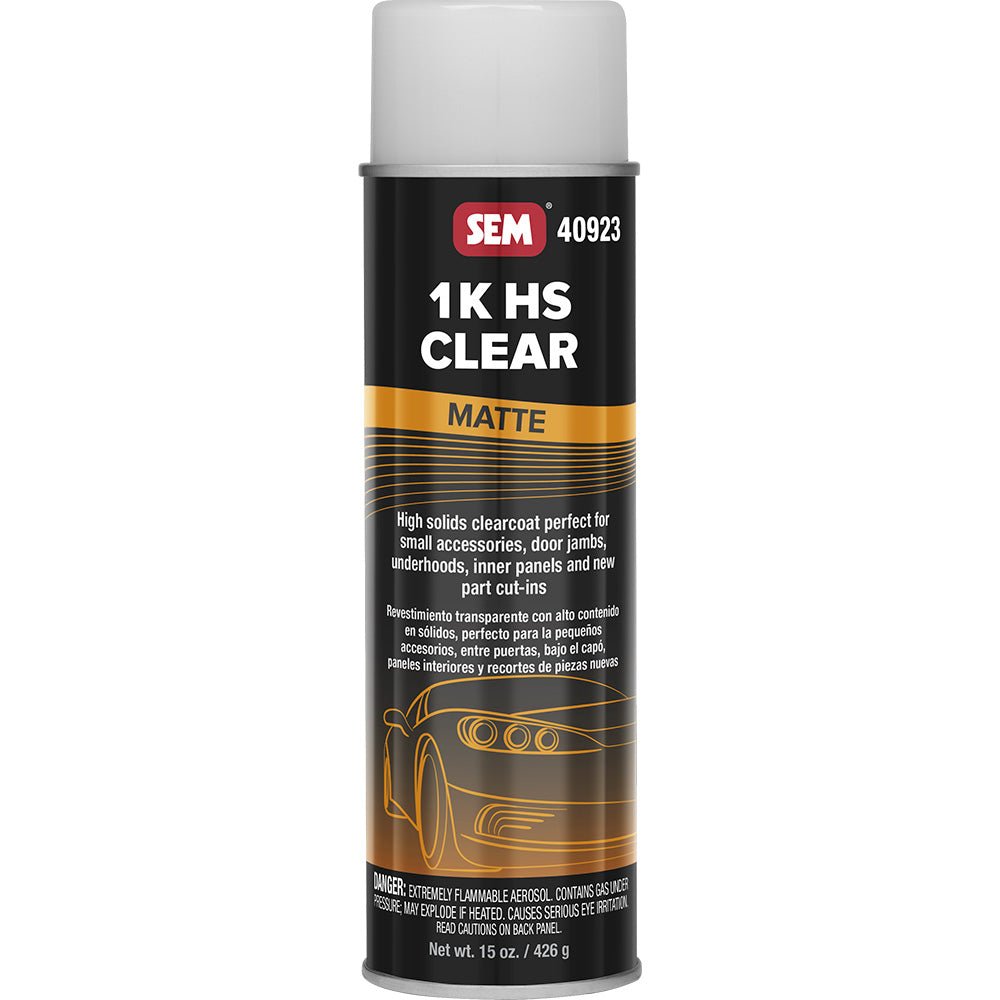 SEM 1K HS Clear  20oz Aerosol Can  Matte Finish 40923