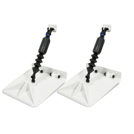 Smart Tabs SX Trim Tabs by Lectrotab 95 x 10 f1820 Boat w150  240HP  White SXW951080