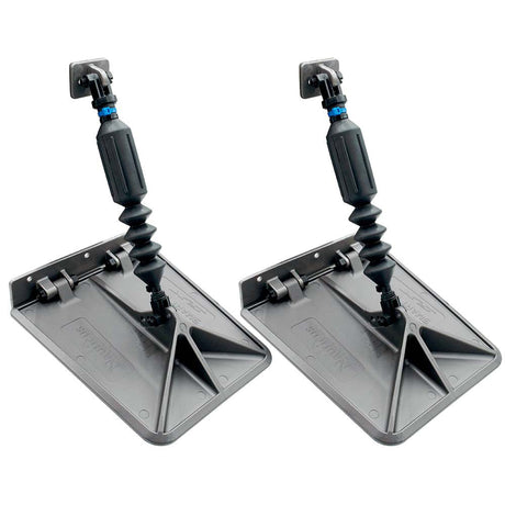 Smart Tabs SX Trim Tabs by Lectrotab 95 x 10 f1822 Boats w80lb Actuators  150240HP  Gunmetal Grey SXG951080