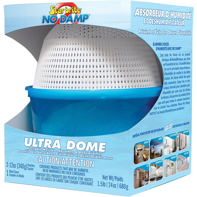 Star brite No Damp Ultra Dome Absorber  Dehumidifier  24 oz 85460
