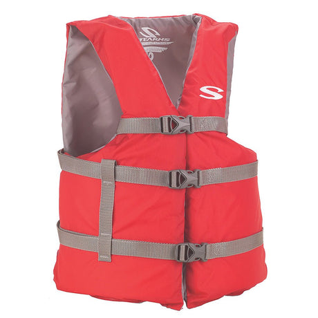 Stearns Adult Classic Red PFD Life Vest  Universal 2158948