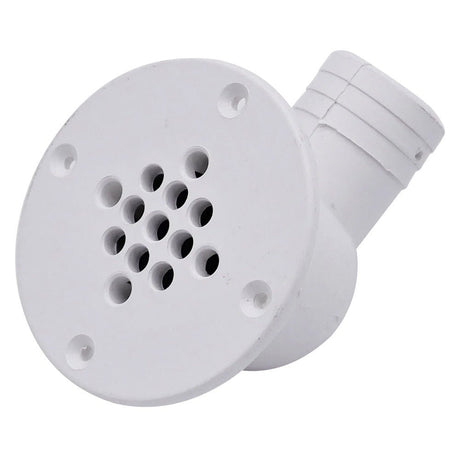 TM Marine 90Degree Cockpit Scupper Drain  White CSD92DP