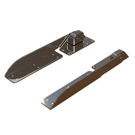 TACO Command Ratchet Hinge  1812  316 Stainless Steel Polished wHard Stop H250048